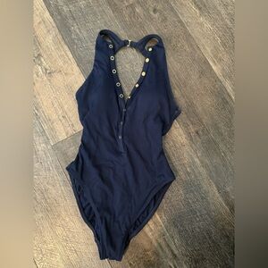 Robin Piccone Navy One Piece Swimsuit